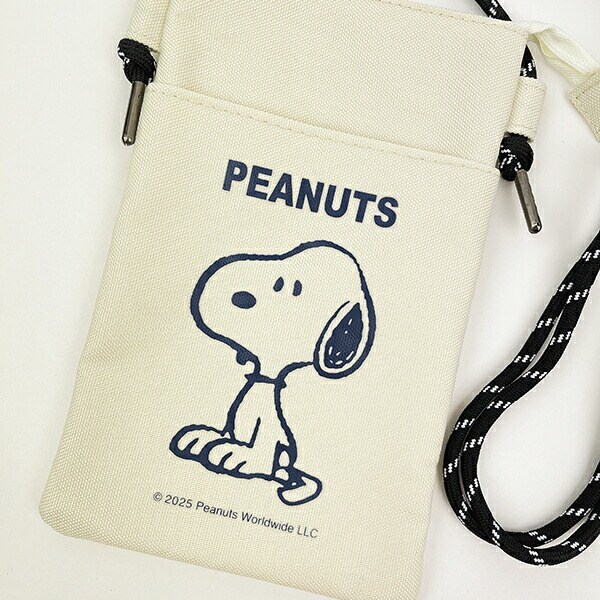 スヌーピー ファスナーサコッシュ 座り バッグ SNOOPY