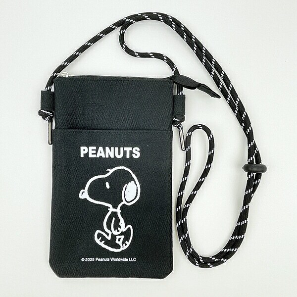 スヌーピー ファスナーサコッシュ 歩き バッグ SNOOPY