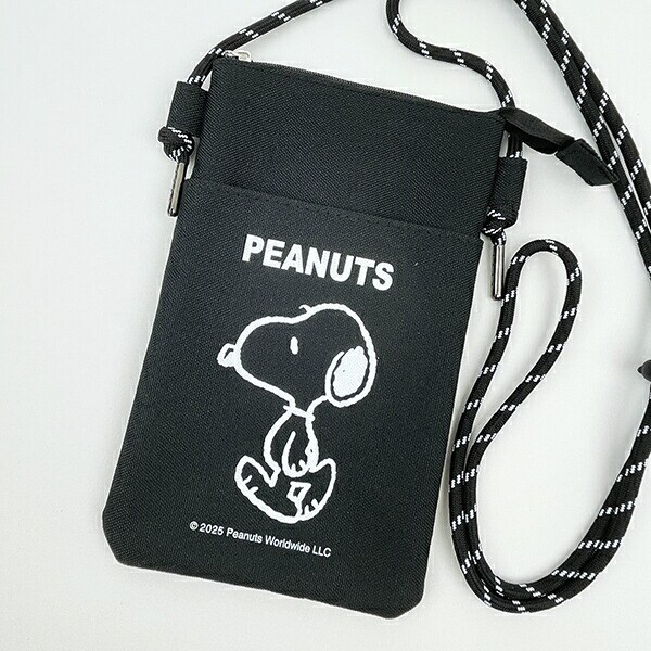 スヌーピー ファスナーサコッシュ 歩き バッグ SNOOPY