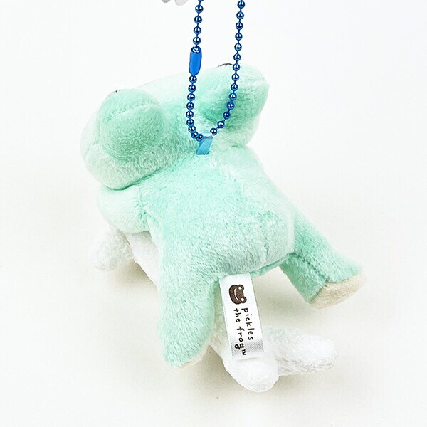 かえるのピクルス 海のおともだち ペア マスコット グリーン ぬいぐるみ ボールチェーン