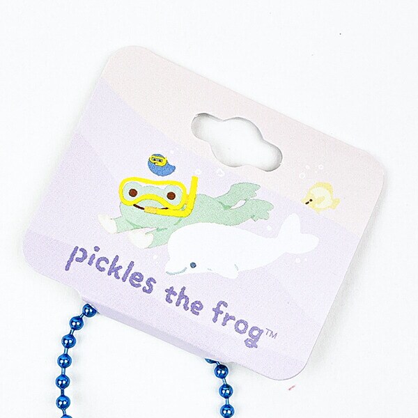 かえるのピクルス 海のおともだち ペア マスコット グリーン ぬいぐるみ ボールチェーン