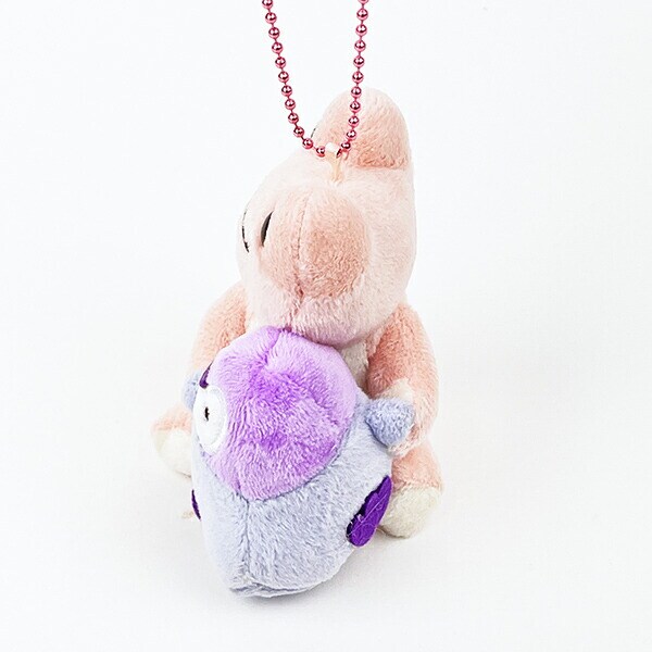 かえるのピクルス 海のおともだち ペア マスコット ピンク ぬいぐるみ ボールチェーン