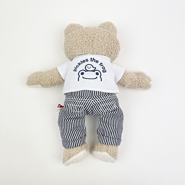 かえるのピクルス EDWIN×ピクルス Tシャツ ビーンドール ぬいぐるみ インテリア ホワイト
