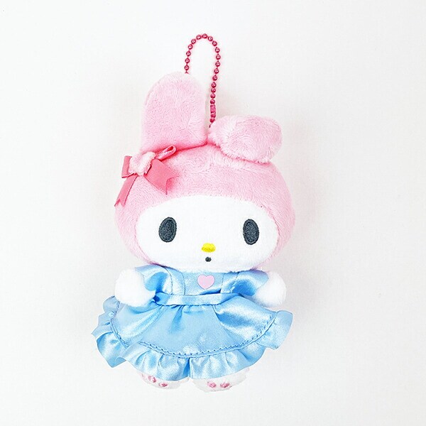 サンリオ マスコットコレクション マイメロディ エプロン ブルー ぬいぐるみ 平成レトロ