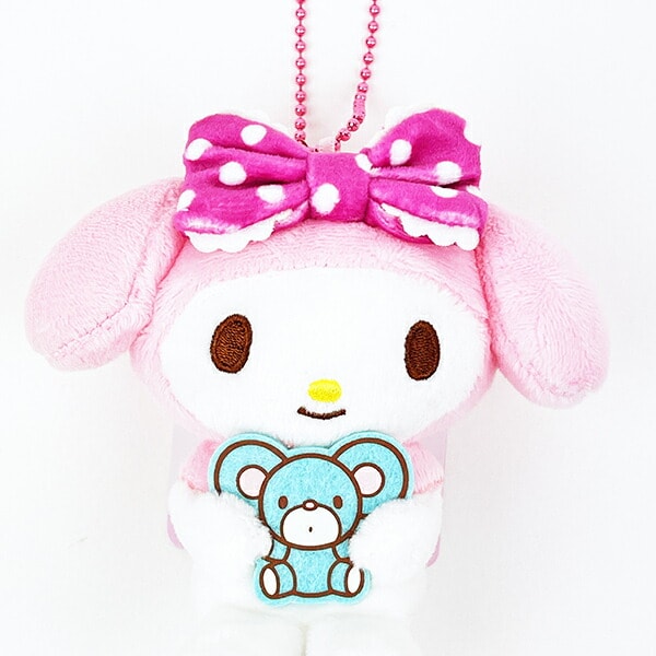 サンリオ マスコットコレクション マイメロディ ドットリボン ぬいぐるみ 平成レトロ