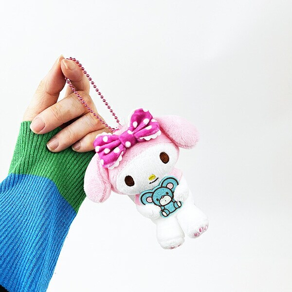 サンリオ マスコットコレクション マイメロディ ドットリボン ぬいぐるみ 平成レトロ