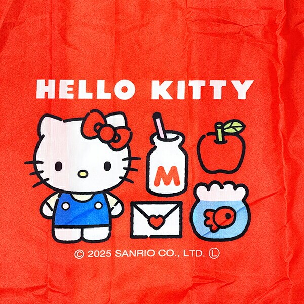 サンリオ ハローキティ ぬいぐるみエコバッグ スタンダード バッグ マスコット カラビナ付