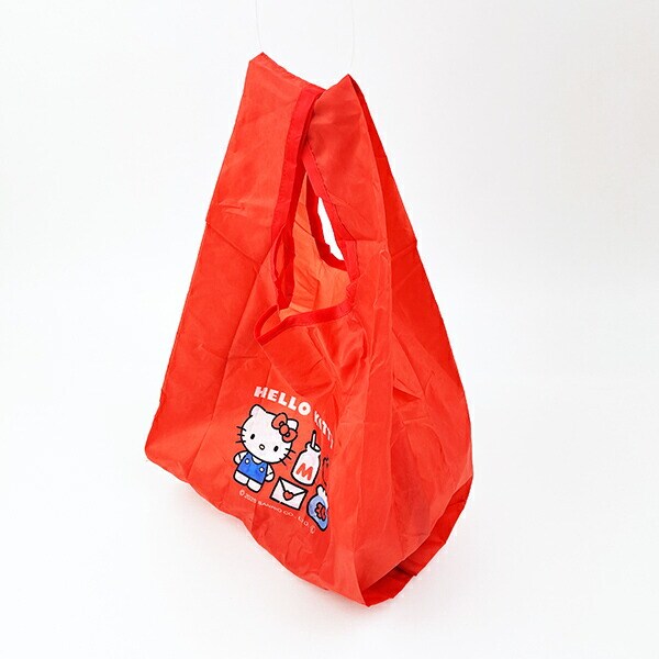 サンリオ ハローキティ ぬいぐるみエコバッグ スタンダード バッグ マスコット カラビナ付