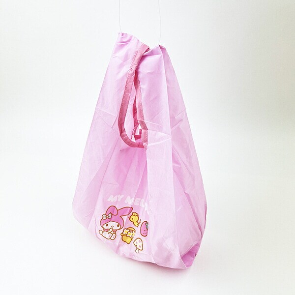 サンリオ マイメロディ ぬいぐるみエコバッグ スタンダード バッグ マスコット カラビナ付