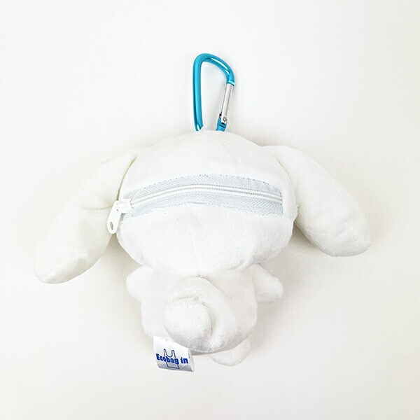 サンリオ シナモロール ぬいぐるみエコバッグ スタンダード バッグ マスコット カラビナ付