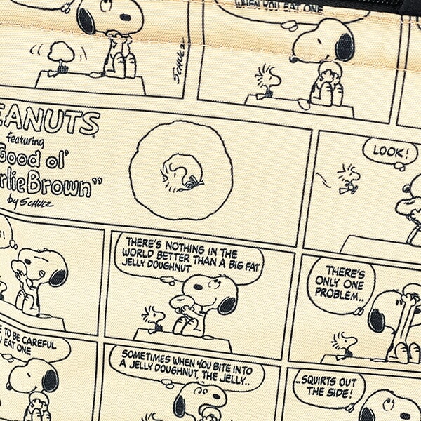 スヌーピー コミックドーナツ 保冷保温ミニトートバッグ ランチ SNOOPY