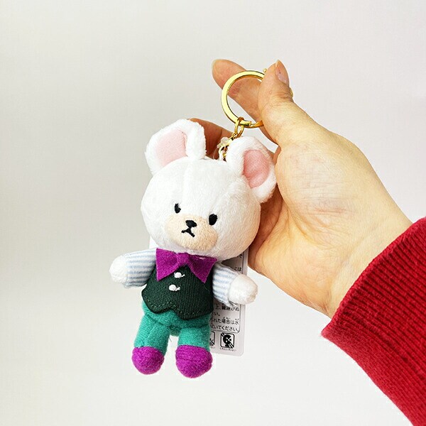 くまのがっこう プレゼントフォーミー デイビッド チャームマスコット ぬいぐるみ グリーン