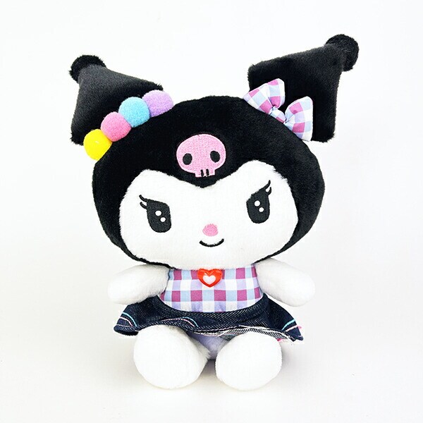 サンリオ クロミ ギンガムデニム ぬいぐるみ(S) Sanrio