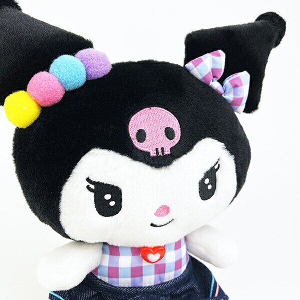 サンリオ クロミ ギンガムデニム ぬいぐるみ(S) Sanrio