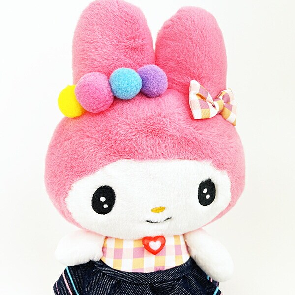 サンリオ マイメロディ ギンガムデニム ぬいぐるみ(S) Sanrio