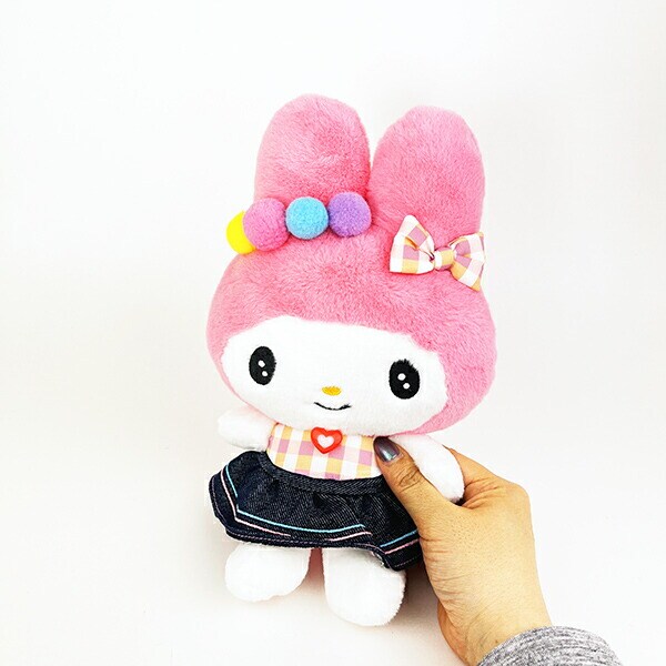 サンリオ マイメロディ ギンガムデニム ぬいぐるみ(S) Sanrio