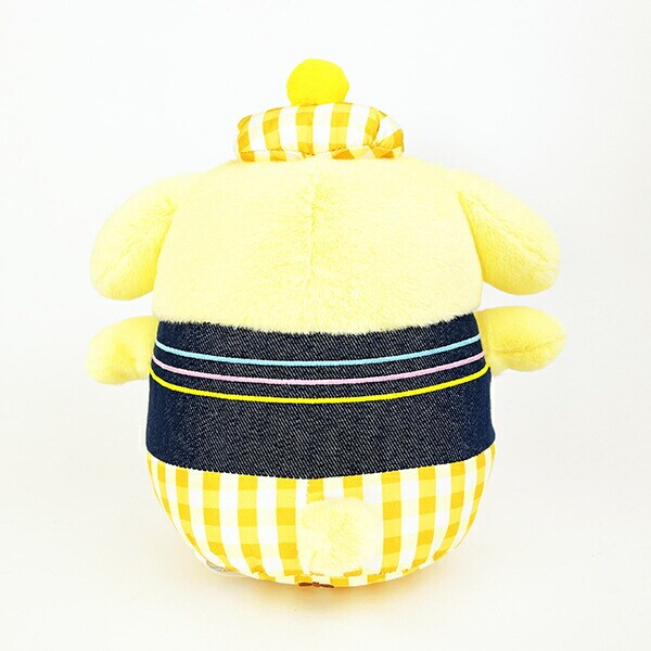 サンリオ ポムポムプリン ギンガムデニム ぬいぐるみ(S) Sanrio