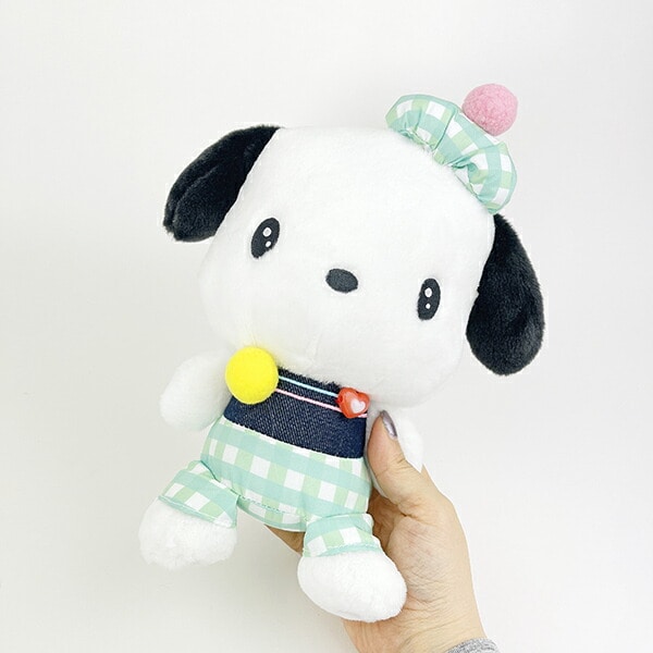 サンリオ ポチャッコ ギンガムデニム ぬいぐるみ(S) Sanrio