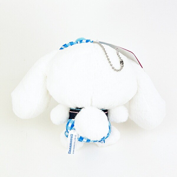 サンリオ シナモロール ギンガムデニム マスコット ぬいぐるみ シナモン Sanrio