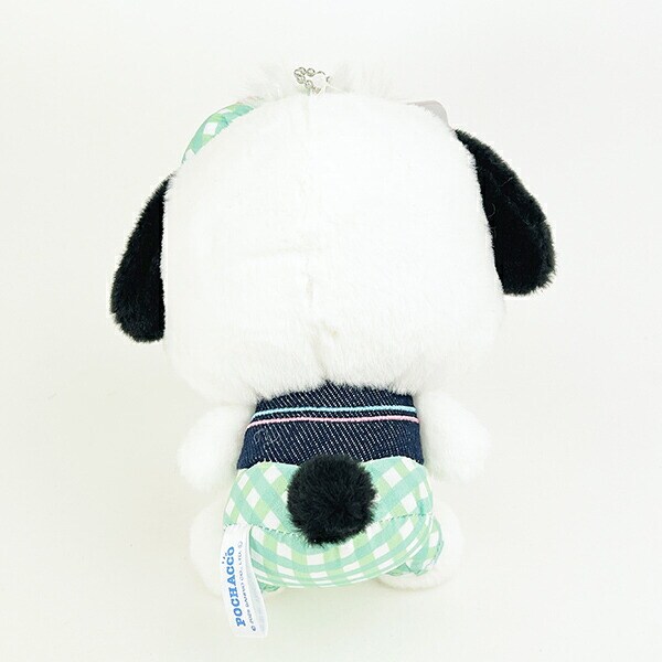 サンリオ ポチャッコ ギンガムデニム マスコット ぬいぐるみ Sanrio