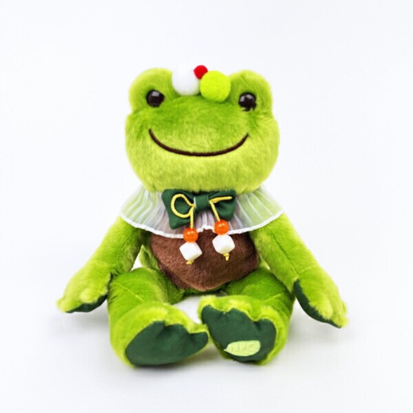 かえるのピクルス レトロカフェ 抹茶あんみつ ビーンドール ぬいぐるみ