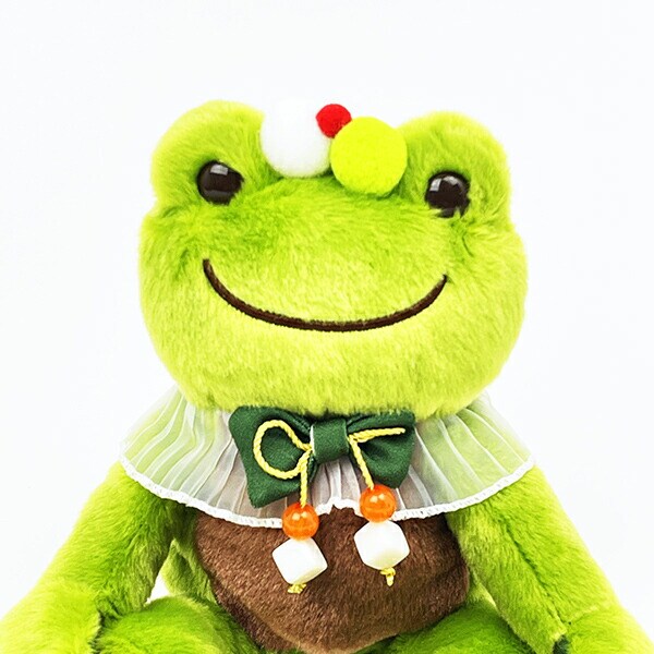 かえるのピクルス レトロカフェ 抹茶あんみつ ビーンドール ぬいぐるみ