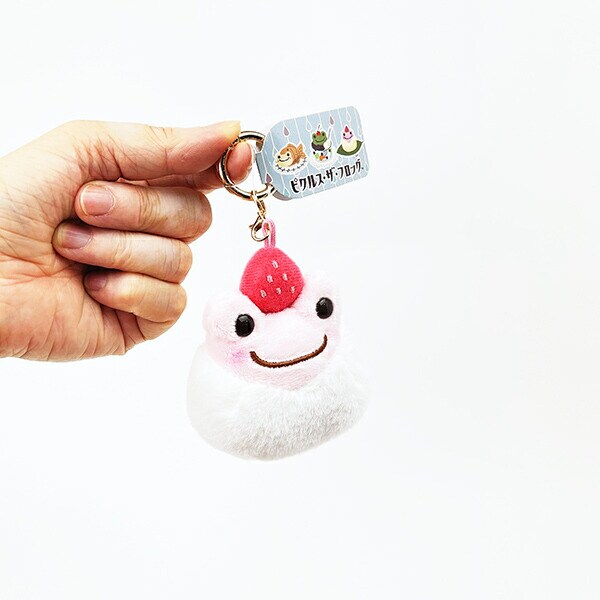 かえるのピクルス レトロカフェ いちご大福 マスコット ぬいぐるみ