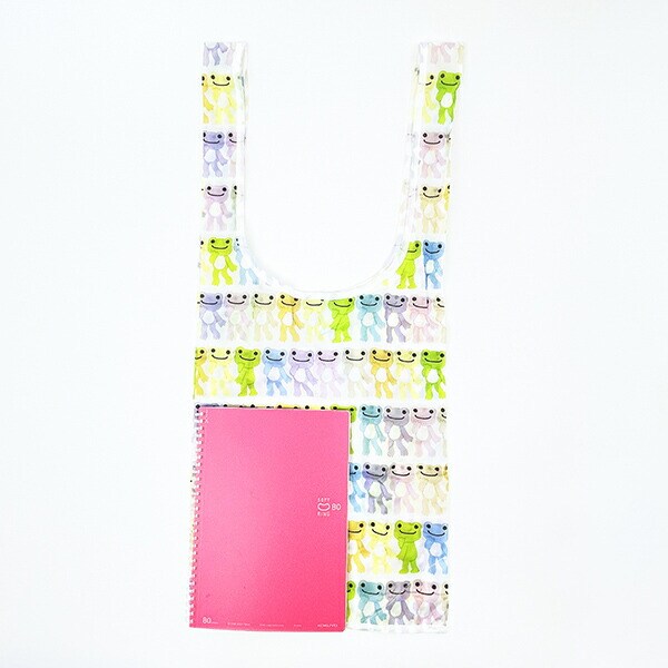 かえるのピクルス ぬいぐるみエコバッグ フェイス グリーン