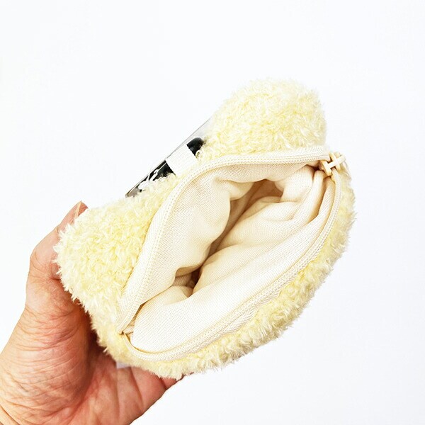 かえるのピクルス ぬいぐるみエコバッグ フェイス ベージュ