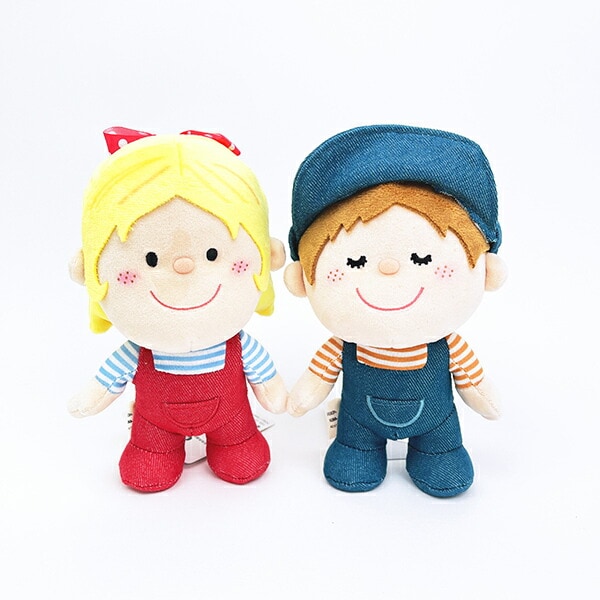 水森亜土 女の子 ぬいぐるみ(S)