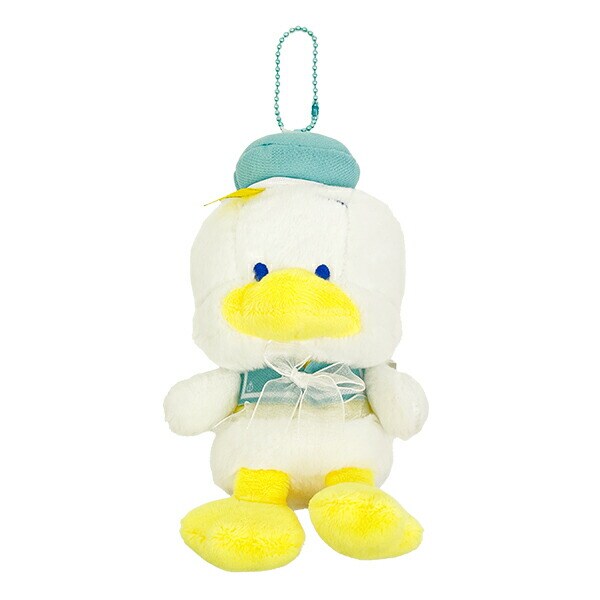 サンリオ あひるのペックル ぬいぐるみマスコットキーホルダー シャーベットマリンシリーズ Sanrio