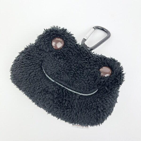 かえるのピクルス always music フェイスぬいぐるみエコバッグ ブラック