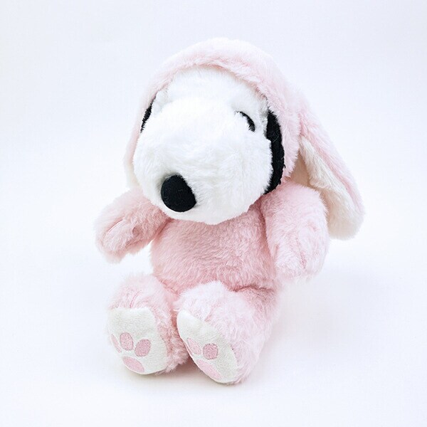 スヌーピー ロップイヤーバニー ぬいぐるみ (ピンク) SNOOPY