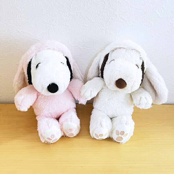 スヌーピー ロップイヤーバニー ぬいぐるみ (ホワイト) SNOOPY