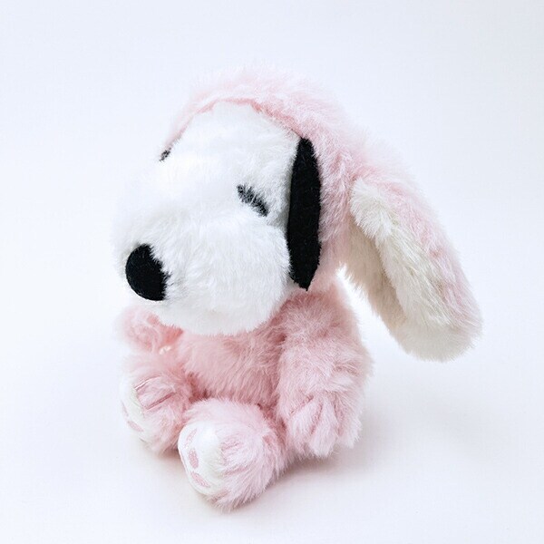 スヌーピー ロップイヤーバニー ぬいぐるみ(S) (ピンク) SNOOPY