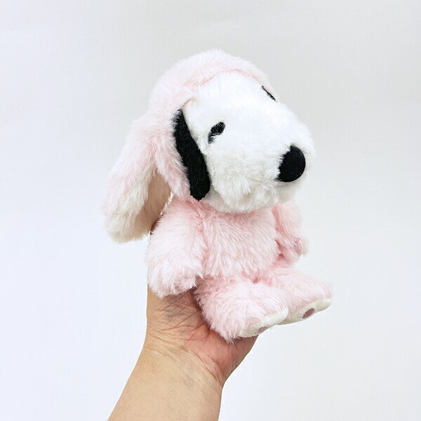 スヌーピー ロップイヤーバニー ぬいぐるみ(S) (ピンク) SNOOPY