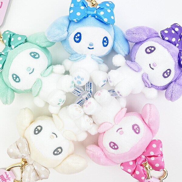 サンリオ マイメロディ 推し色マスコット グリーン ぬいぐるみ キーホルダー 推し活 Sanrio