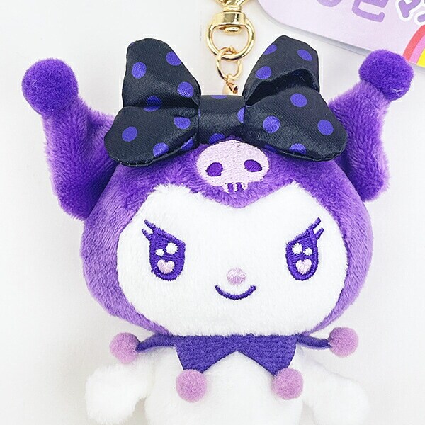 サンリオ クロミ 推し色マスコット パープル ぬいぐるみ キーホルダー 推し活 Sanrio