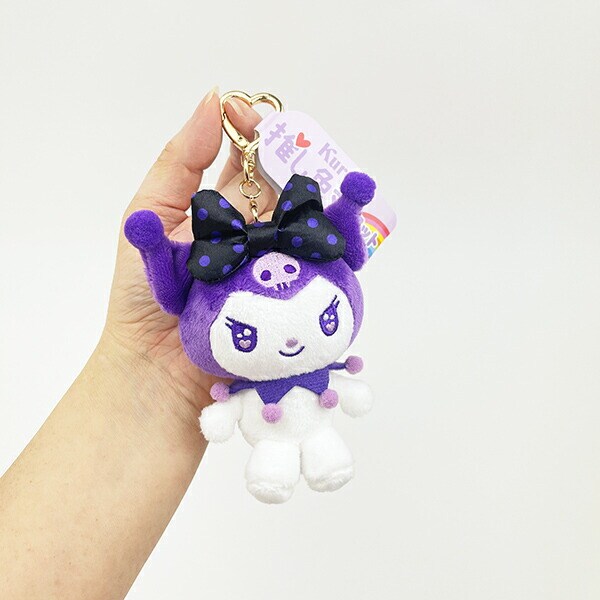 サンリオ クロミ 推し色マスコット パープル ぬいぐるみ キーホルダー 推し活 Sanrio
