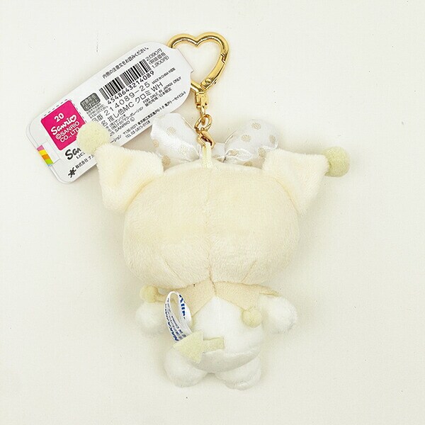 サンリオ クロミ 推し色マスコット ホワイト ぬいぐるみ キーホルダー 推し活 Sanrio