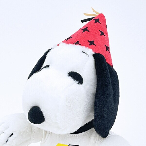 スヌーピー パーティーハット(S) ぬいぐるみ PEANUTS 75th