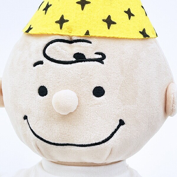 スヌーピー チャーリーブラウン パーティーハット(S) ぬいぐるみ PEANUTS 75th
