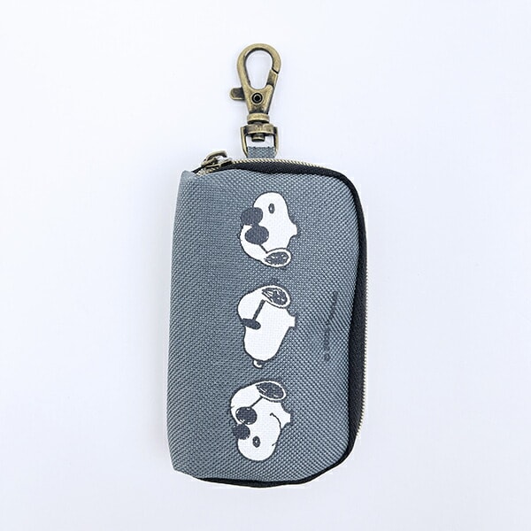 スヌーピー スマートキーケース (グレー) カー用品 グラデ ジョークールシリーズ SNOOPY