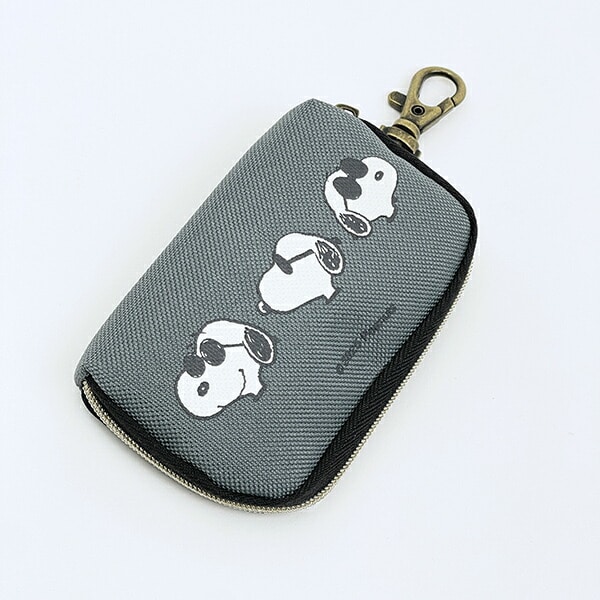 スヌーピー スマートキーケース (グレー) カー用品 グラデ ジョークールシリーズ SNOOPY
