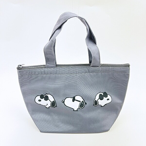 スヌーピー 保冷保温 ミニトートバッグ ランチ グラデ ジョークールシリーズ SNOOPY