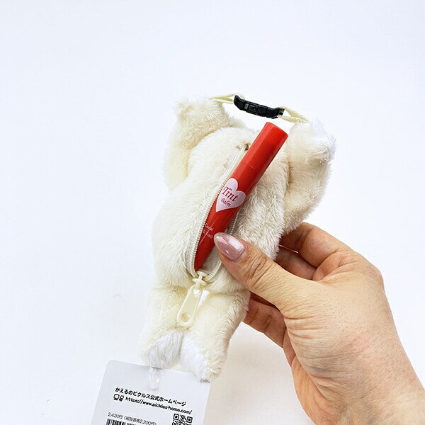 かえるのピクルス ぶらさがりポーチ わたげ