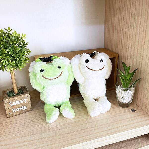 かえるのピクルス ぶらさがりポーチ わたげ