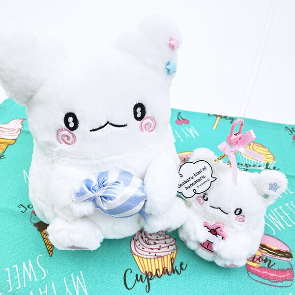 サンリオ はなまるおばけ ぬいぐるみ マスコット キーホルダー パステルスイーツシリーズ Sanrio