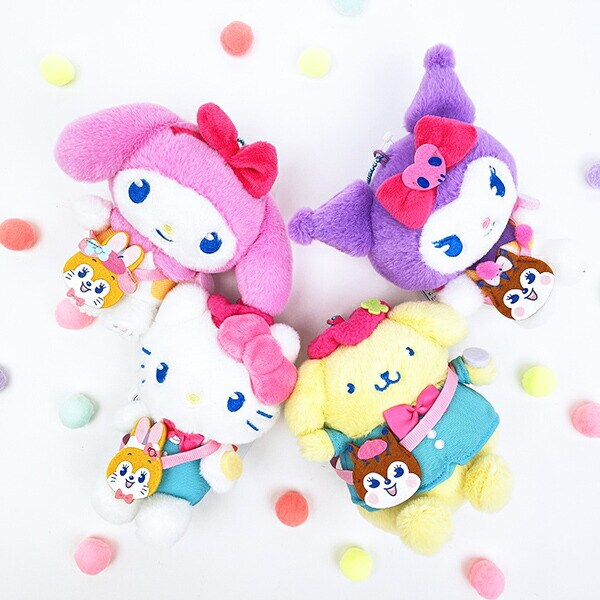 サンリオ ハローキティ × クッピーラムネ マスコット キーホルダー Sanrio