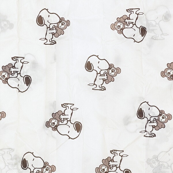 スヌーピー＆ベア ぬいぐるみ エコバッグ SNOOPY